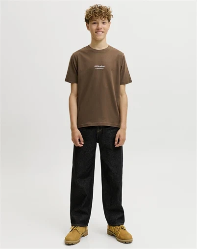 Jack & Jones Junior - JJESoho T-shirt - Cocoa